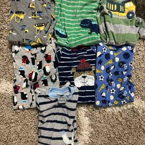 Carter's Kids Pajamas Set - Gray, Green, Blue